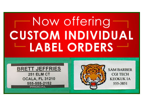 individual custom labels